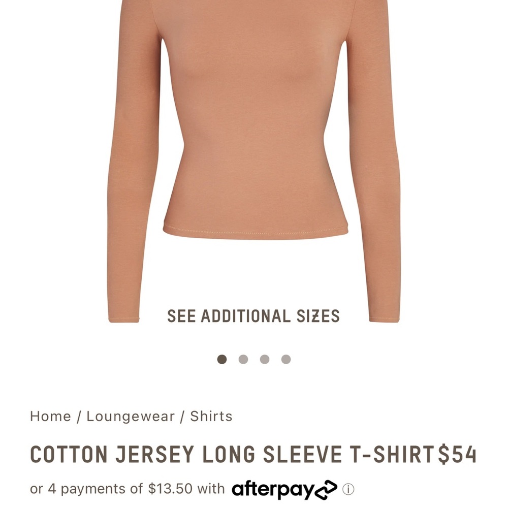 Skims! Cotton Ribbed legging & Cotton Jersey long sleeve T-shirt
